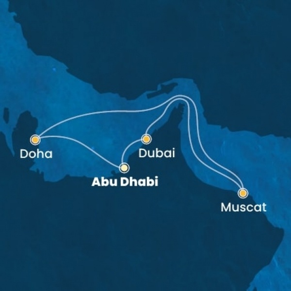 Costa Toscana - Egyesült Arab Emirátusok, Omán Szultánság